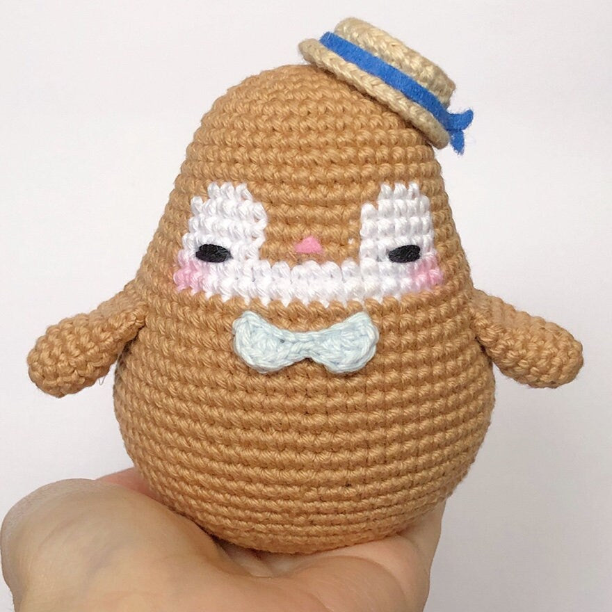 Patrón de pingüinos PePerico y PoPorico | paquete 2 en 1 | con canasta y manzanas incluidas!! | Patrón de crochet de pingüino en PDF en inglés | muñeco pingüino