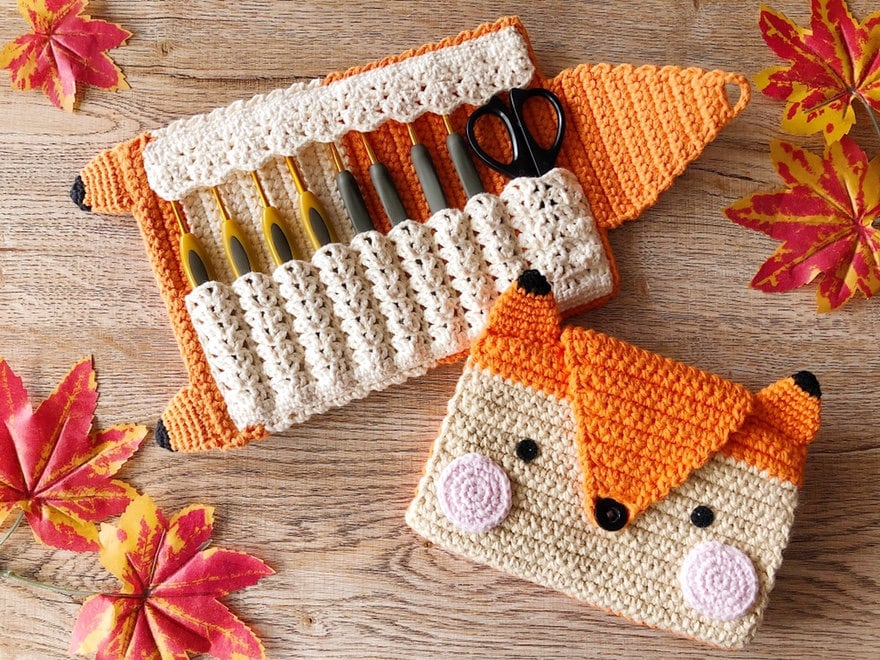 The Fox Crochet Hook Case Pattern