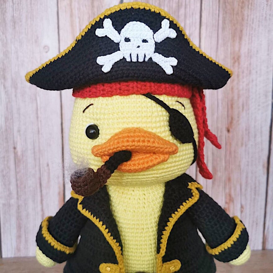 Donnie, el patrón del rey pirata pato.
