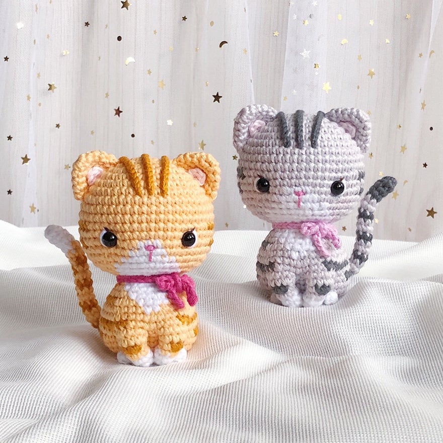 Dolly, el estampado del pequeño gatito gris atigrado