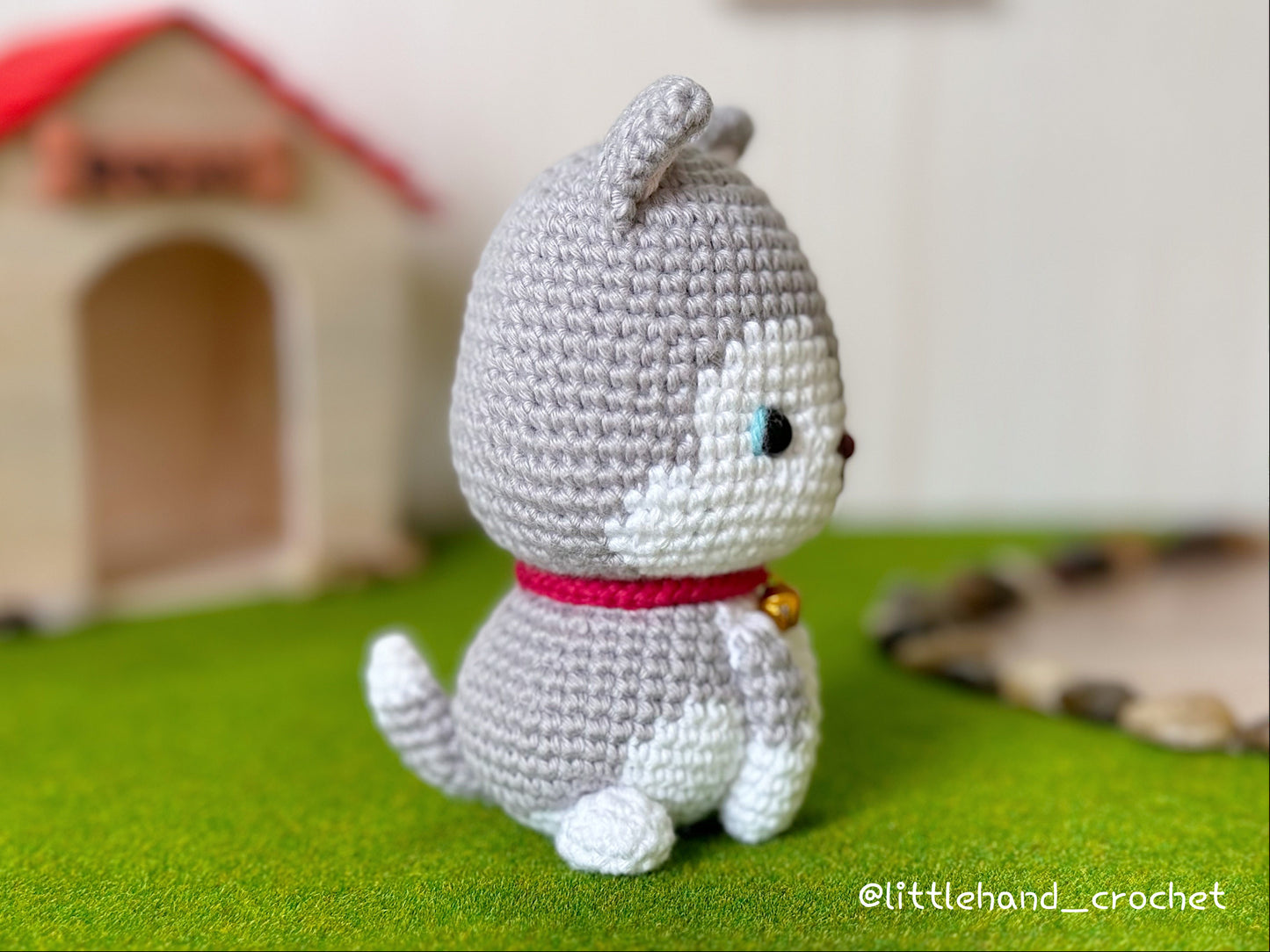 Toby, the Siberian Husky puppy crochet pattern