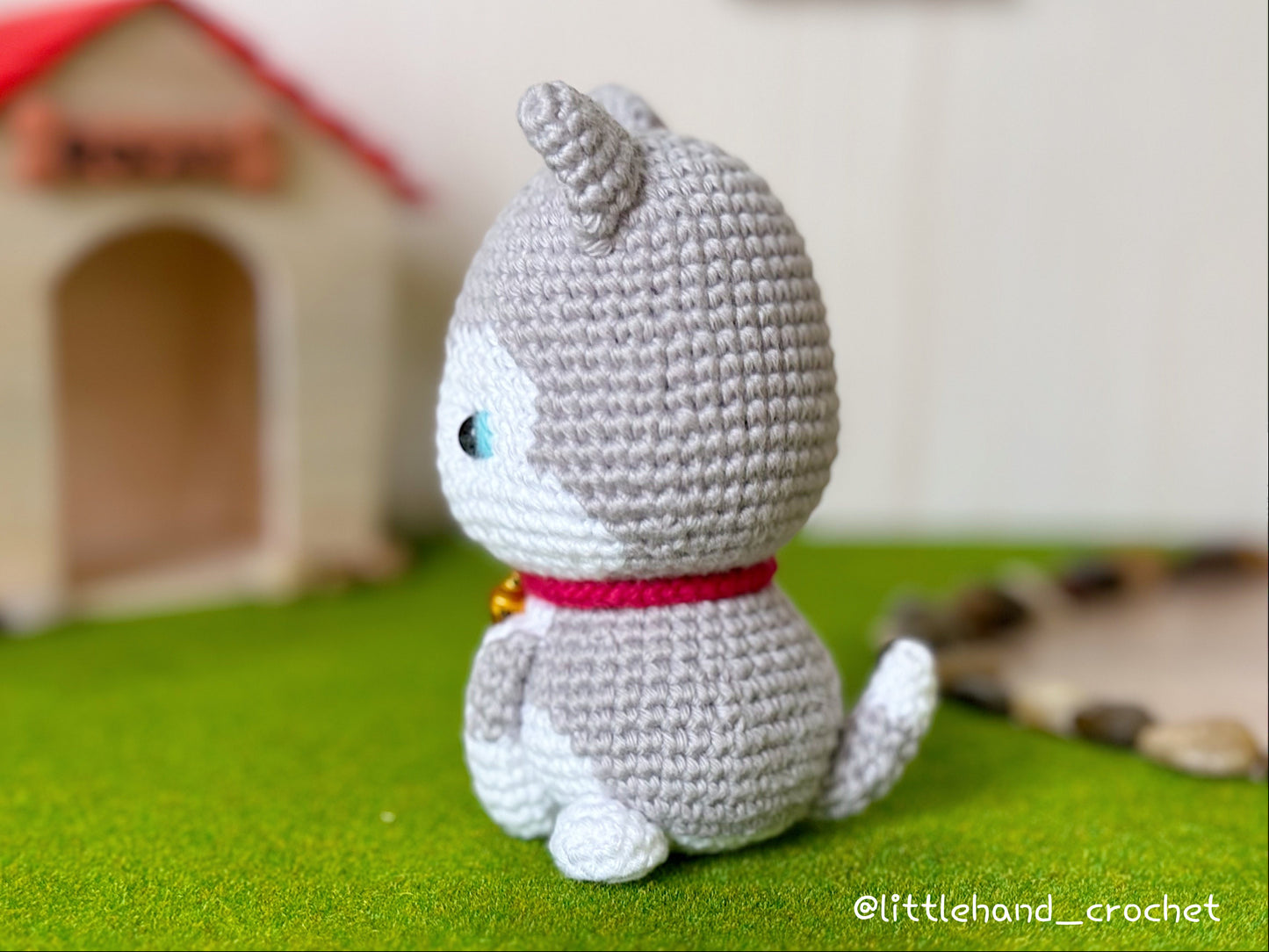 Toby, the Siberian Husky puppy crochet pattern