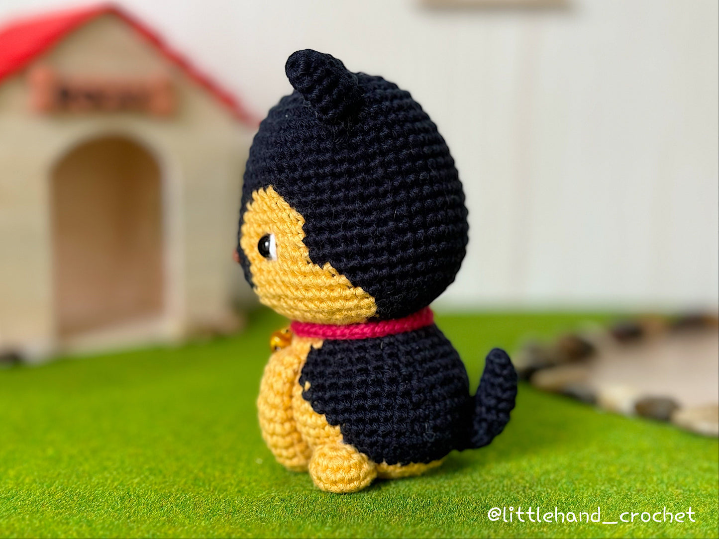 Rocky, the German Shepherd puppy crochet pattern