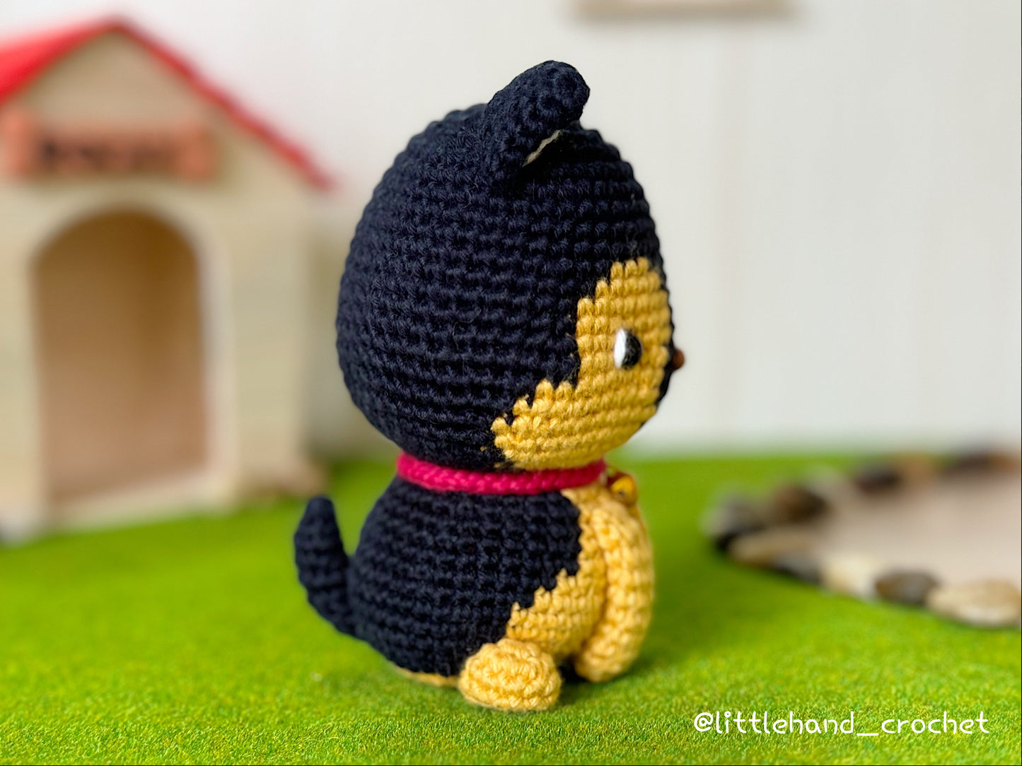 Rocky, the German Shepherd puppy crochet pattern