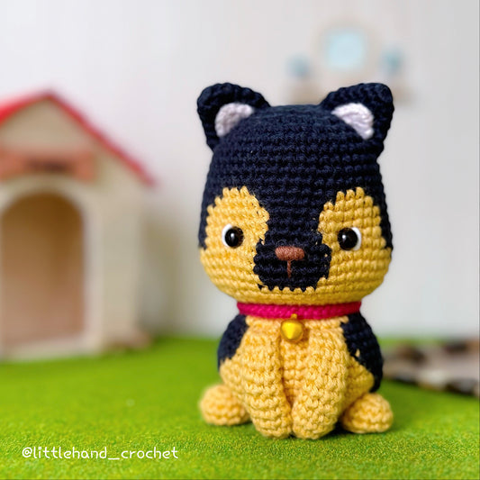 Rocky, the German Shepherd puppy crochet pattern