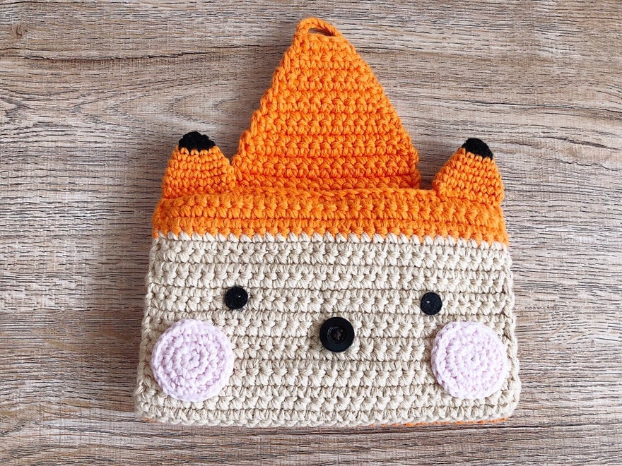 The Fox Crochet Hook Case Pattern
