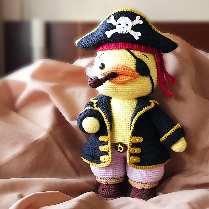 Donnie, the duck pirate king pattern